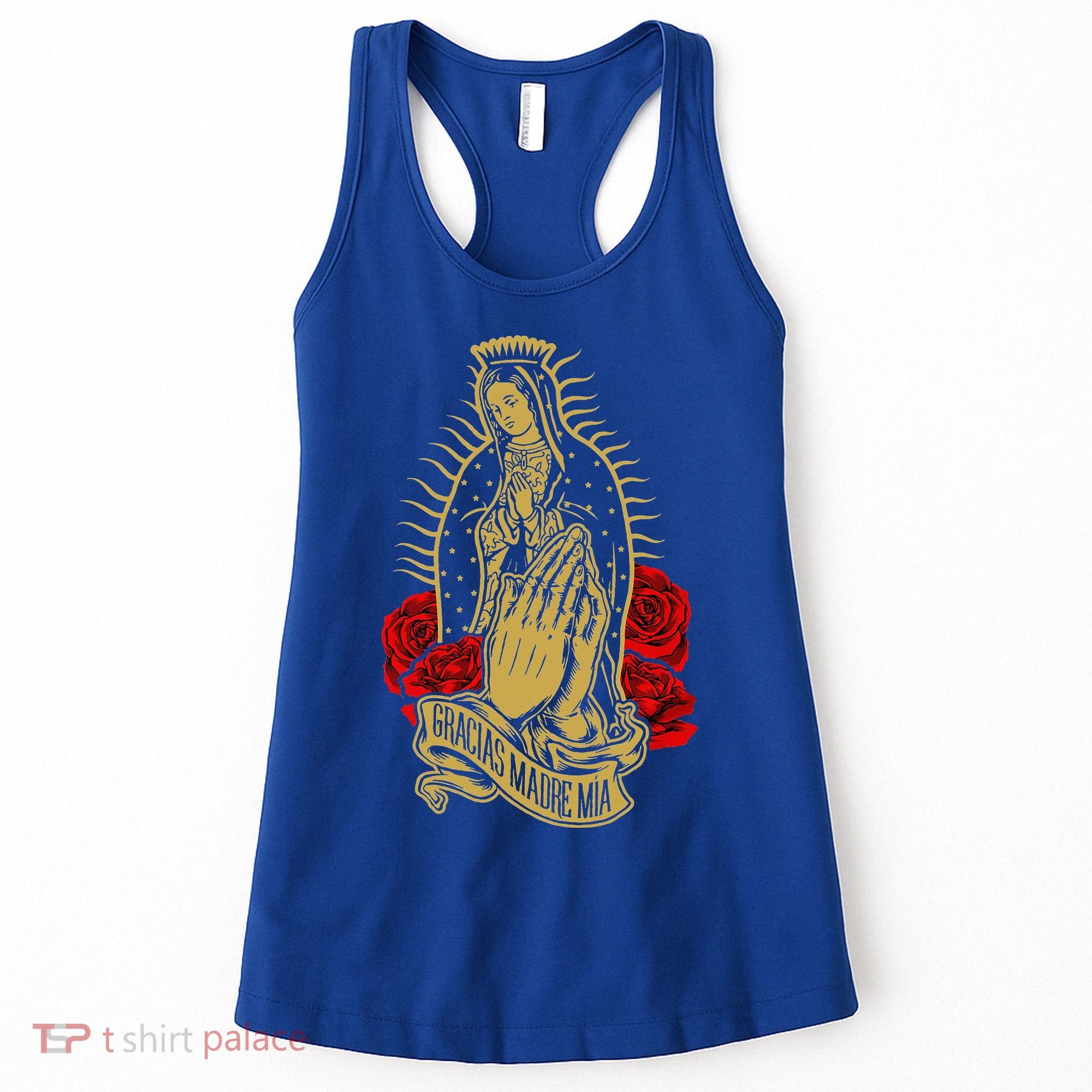 Our Lady Virgen De Guadalupe Virgin Mary Gracias Madre Mía  Women's Tank Top