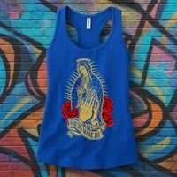 Our Lady Virgen De Guadalupe Virgin Mary Gracias Madre Mía  Women's Tank Top thumb 3