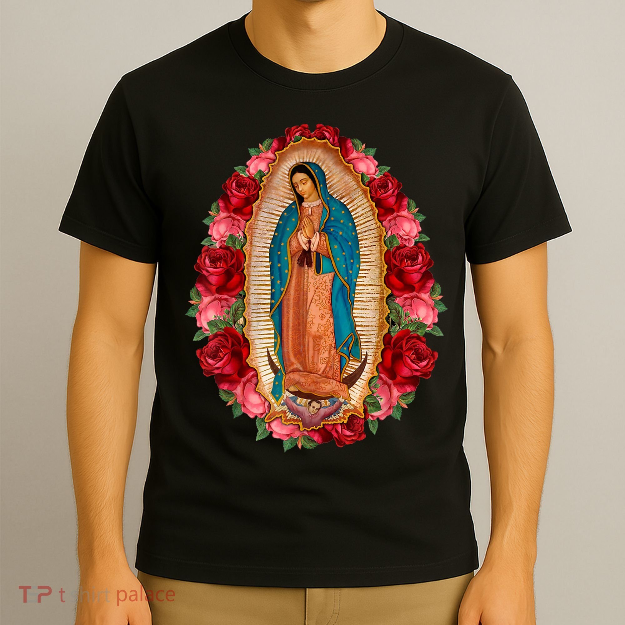 Our Lady Virgen De Guadalupe Virgin Mary Gracias Madre T-Shirt