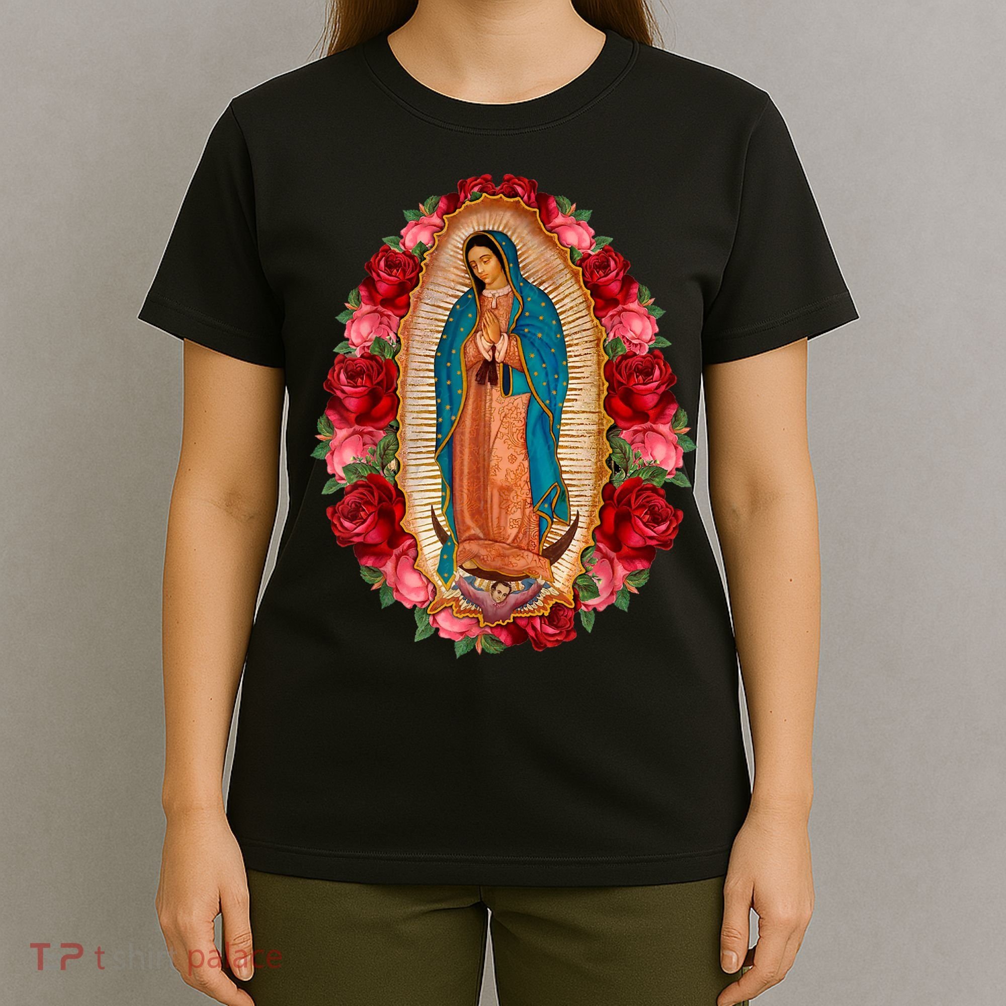 Our Lady Virgen De Guadalupe Virgin Mary Gracias Madre T-Shirt
