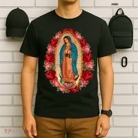Our Lady Virgen De Guadalupe Virgin Mary Gracias Madre T-Shirt thumb 6