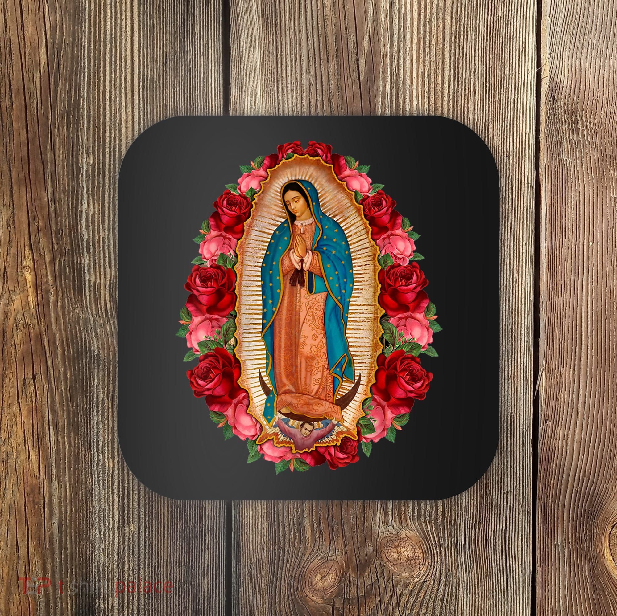 Our Lady Virgen De Guadalupe Virgin Mary Gracias Madre Coaster