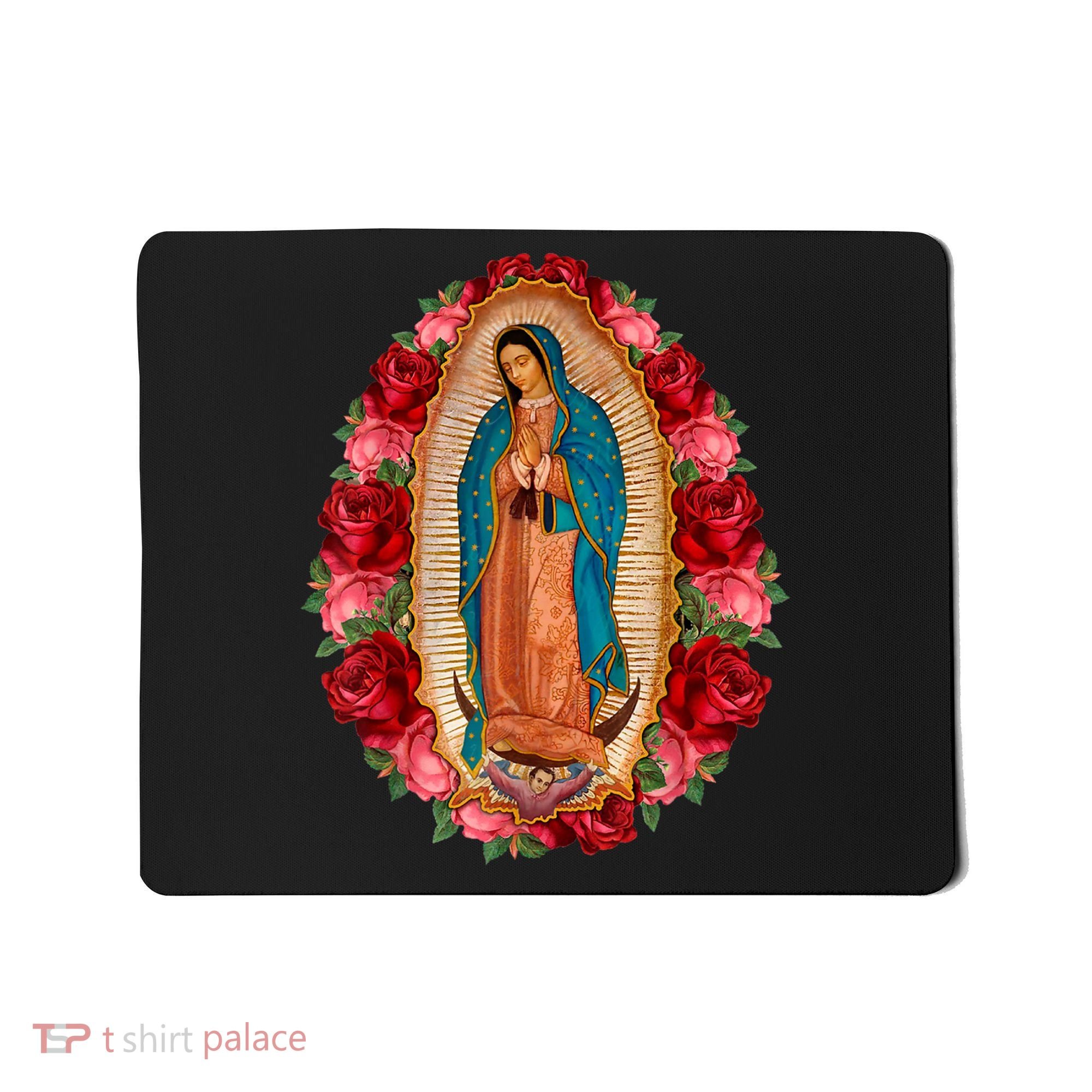 Our Lady Virgen De Guadalupe Virgin Mary Gracias Madre Mousepad