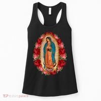 Our Lady Virgen De Guadalupe Virgin Mary Gracias Madre Women's Tank Top thumb 0