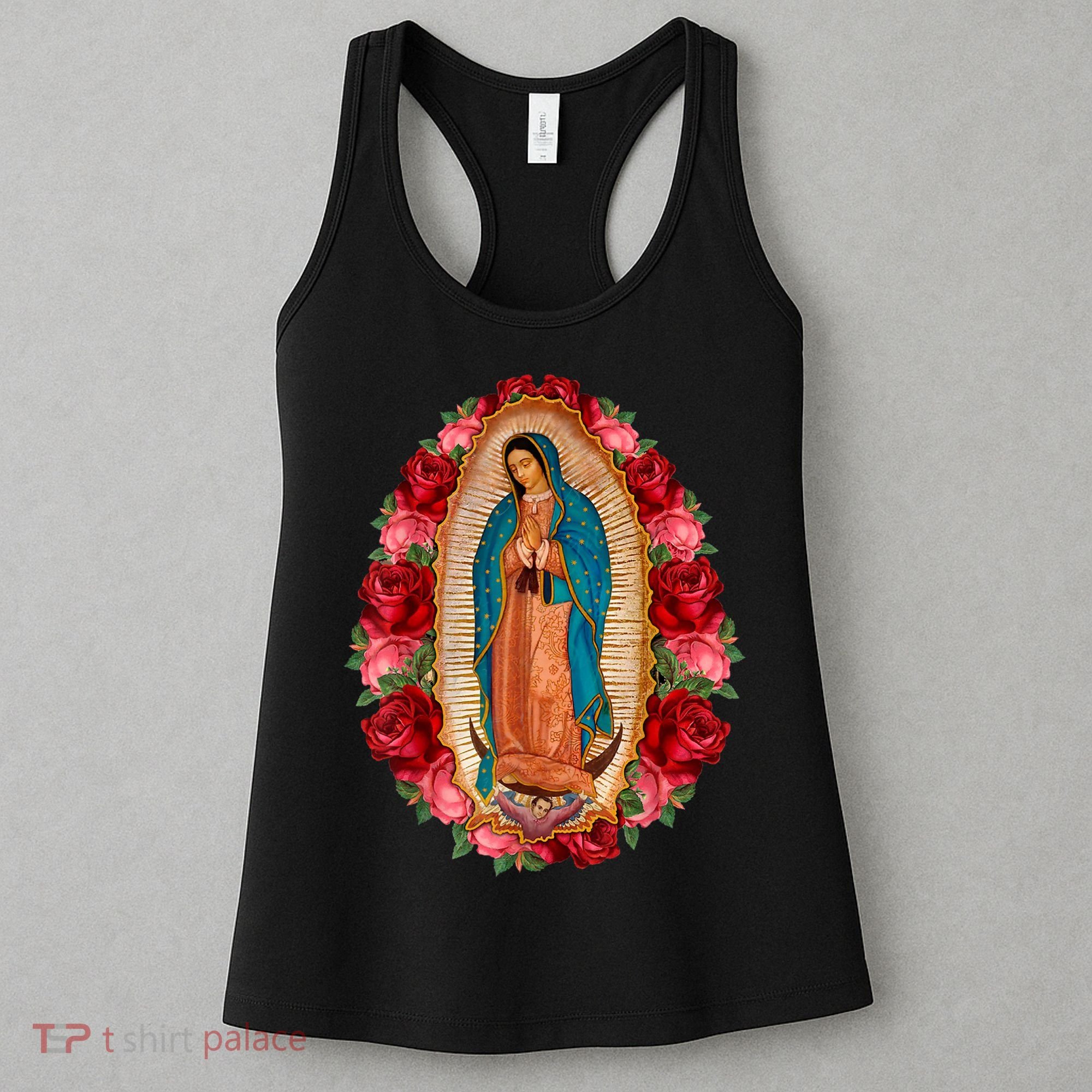 Our Lady Virgen De Guadalupe Virgin Mary Gracias Madre Women's Tank Top