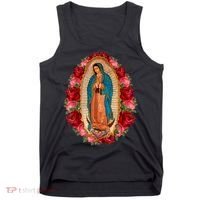 Our Lady Virgen De Guadalupe Virgin Mary Gracias Madre Tank Top thumb 0