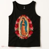 Our Lady Virgen De Guadalupe Virgin Mary Gracias Madre Tank Top thumb 2