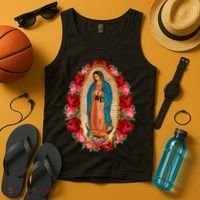 Our Lady Virgen De Guadalupe Virgin Mary Gracias Madre Tank Top thumb 4