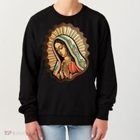 Our Lady Virgen De Guadalupe Mexico Religious Women's Sweatshirt thumb 0
