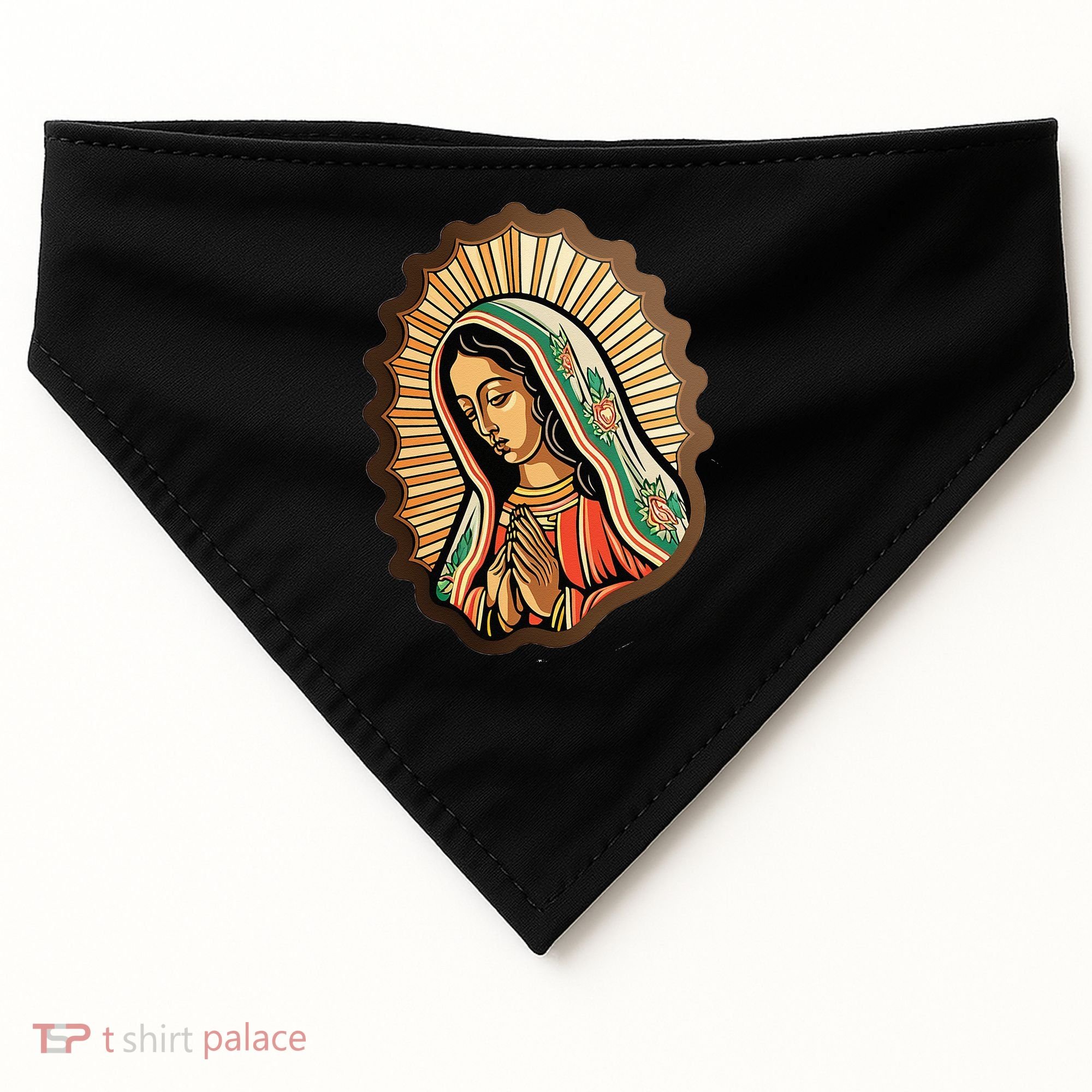 Our Lady Virgen De Guadalupe Mexico Religious USA-Made Doggie Bandana