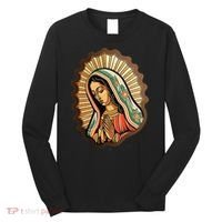 Our Lady Virgen De Guadalupe Mexico Religious Long Sleeve Shirt thumb 0