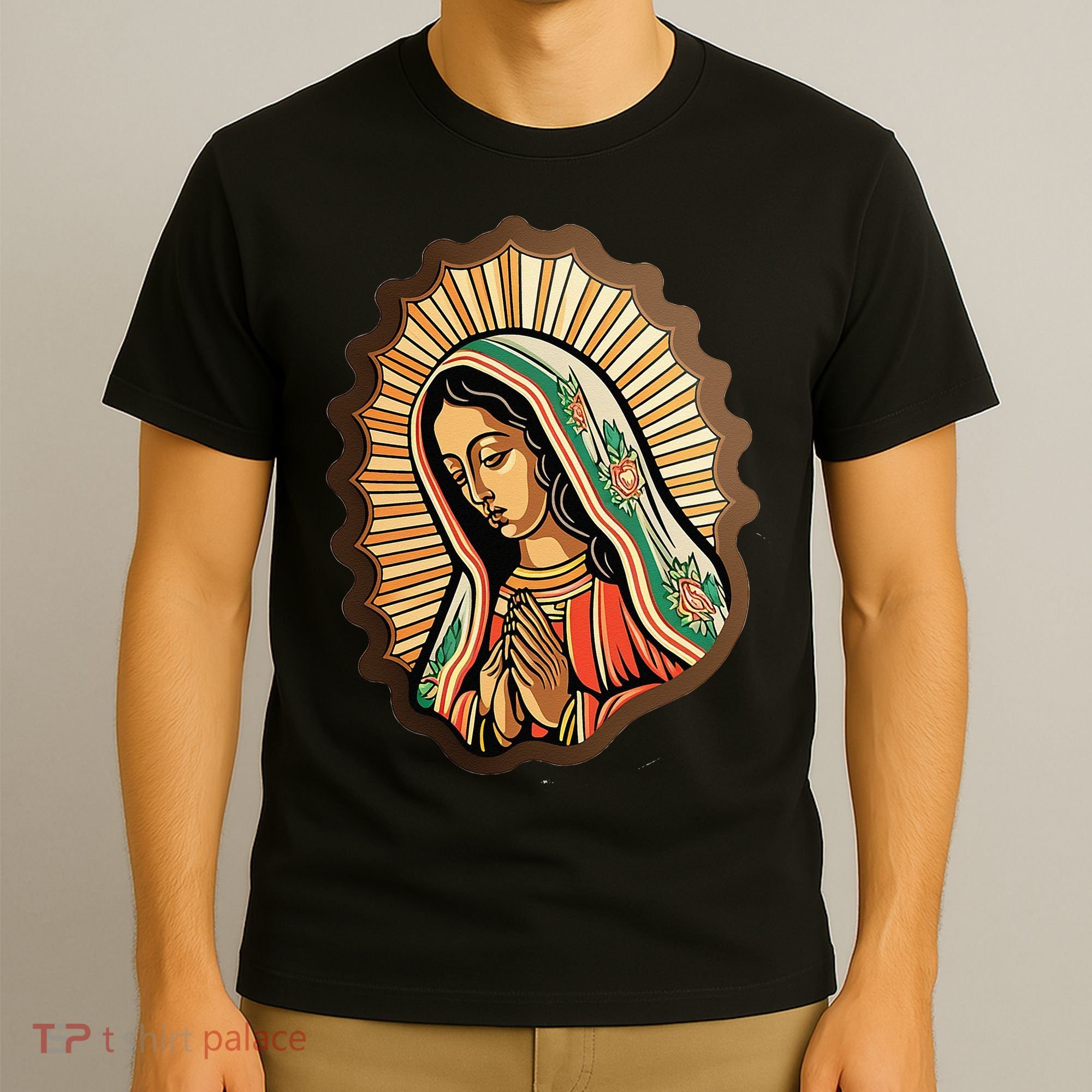 Our Lady Virgen De Guadalupe Mexico Religious T-Shirt