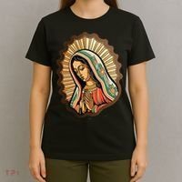 Our Lady Virgen De Guadalupe Mexico Religious T-Shirt thumb 4