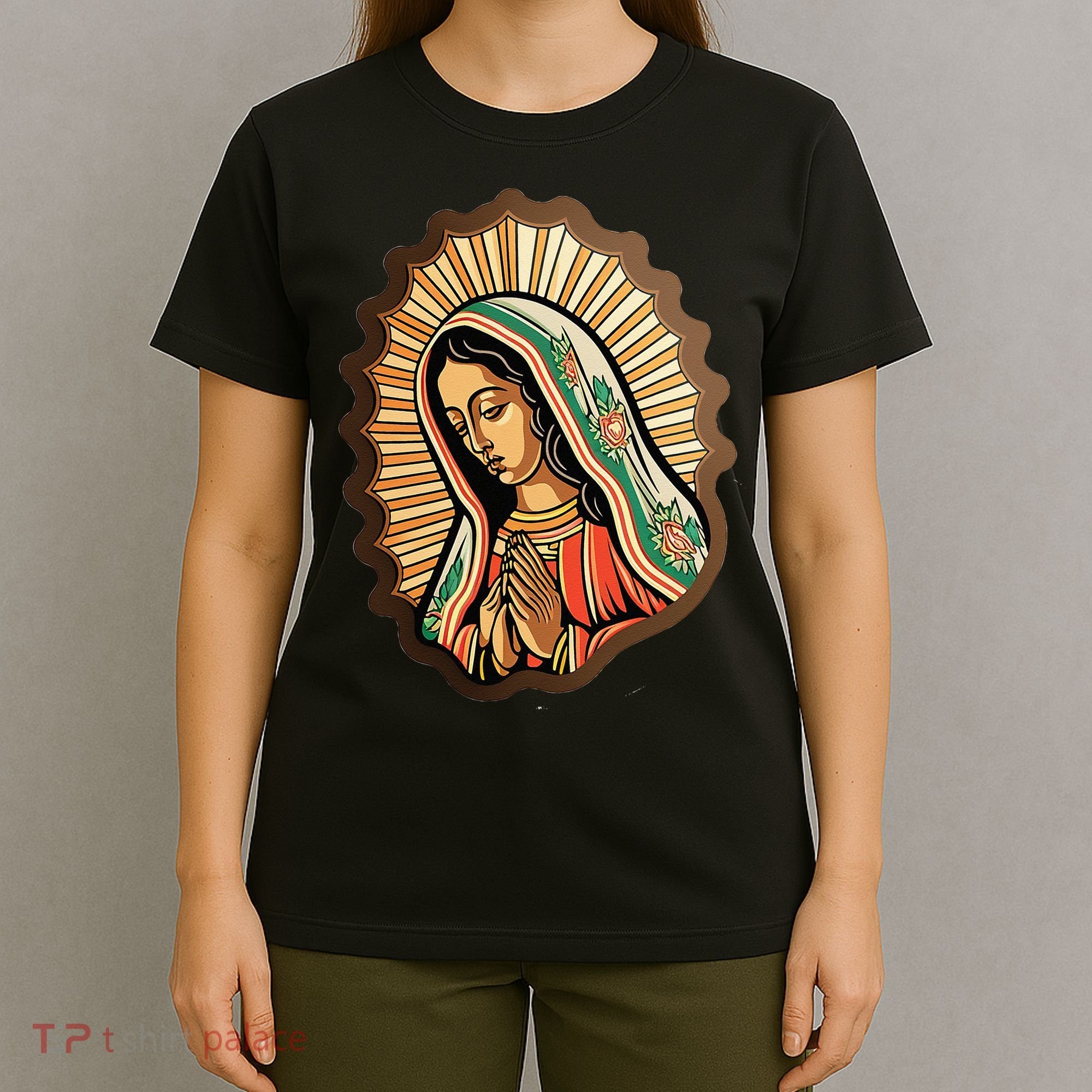 Our Lady Virgen De Guadalupe Mexico Religious T-Shirt