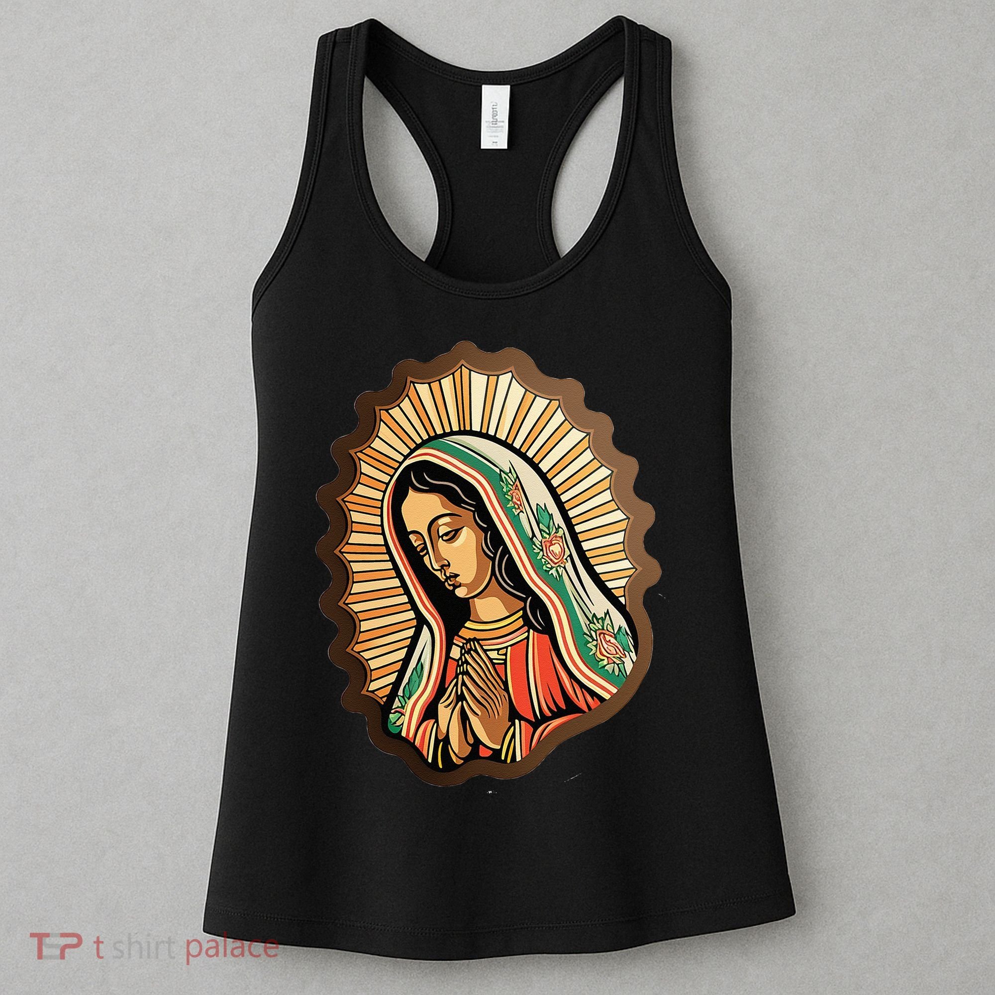 Our Lady Virgen De Guadalupe Mexico Religious Women's Tank Top