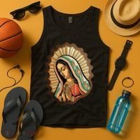 Our Lady Virgen De Guadalupe Mexico Religious Tank Top thumb 4