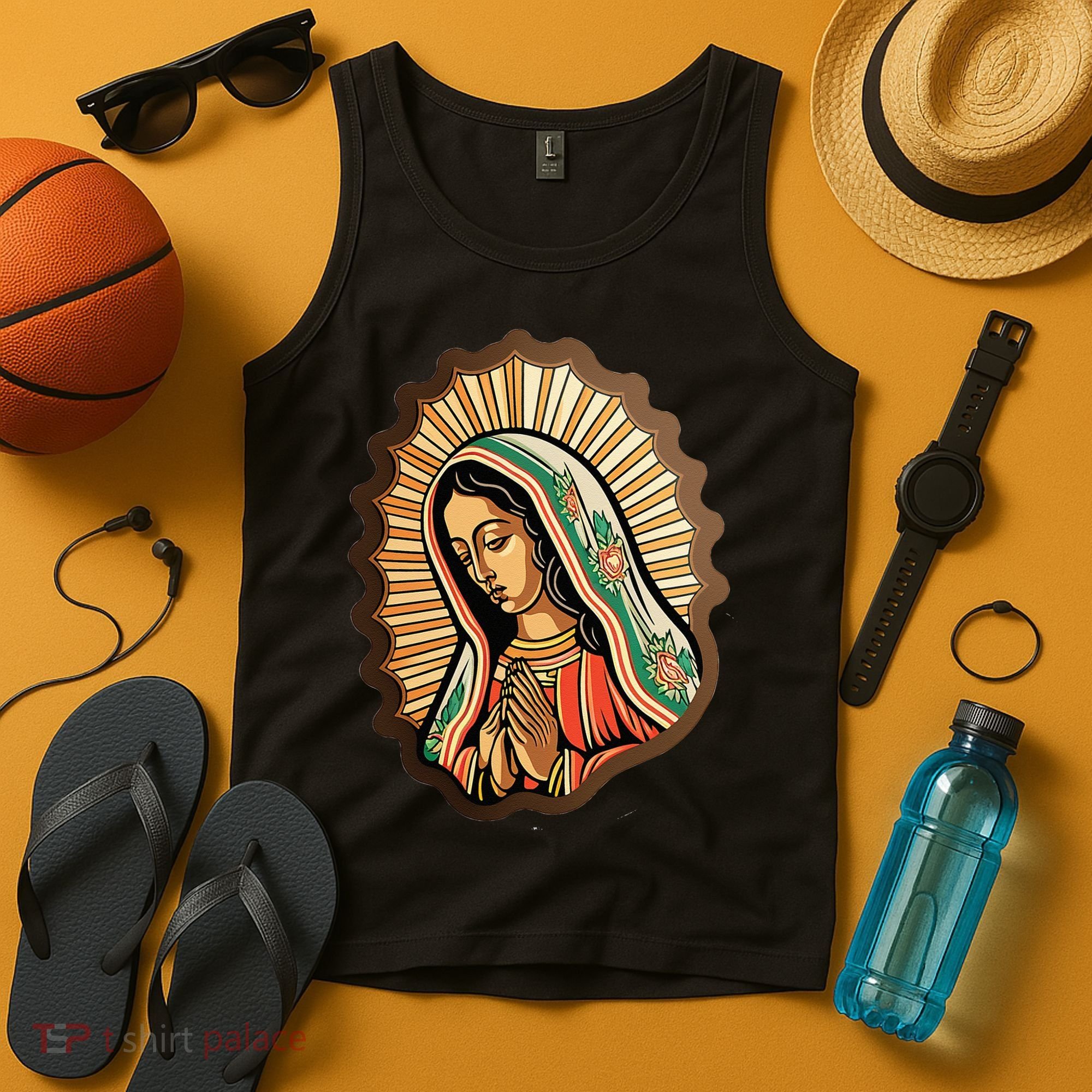Our Lady Virgen De Guadalupe Mexico Religious Tank Top