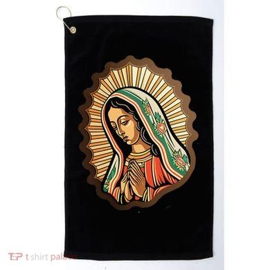 Our Lady Virgen De Guadalupe Mexico Religious Golf Towel
