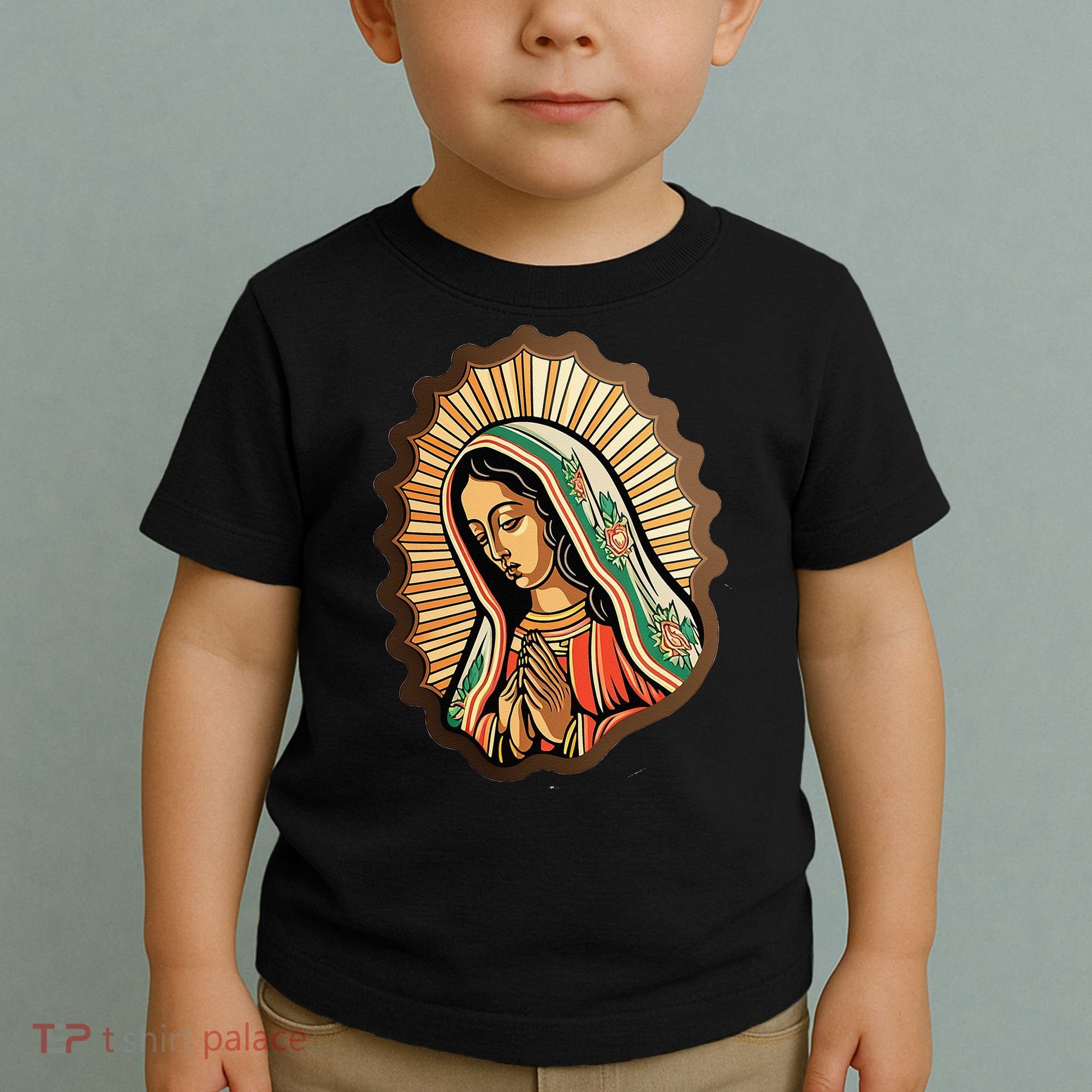 Our Lady Virgen De Guadalupe Mexico Religious Toddler T-Shirt