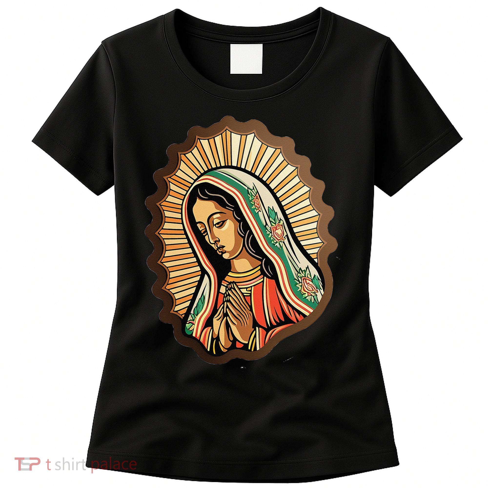 Our Lady Virgen De Guadalupe Mexico Religious Women's T-Shirt