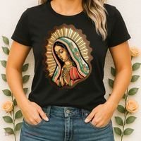 Our Lady Virgen De Guadalupe Mexico Religious Women's T-Shirt thumb 2