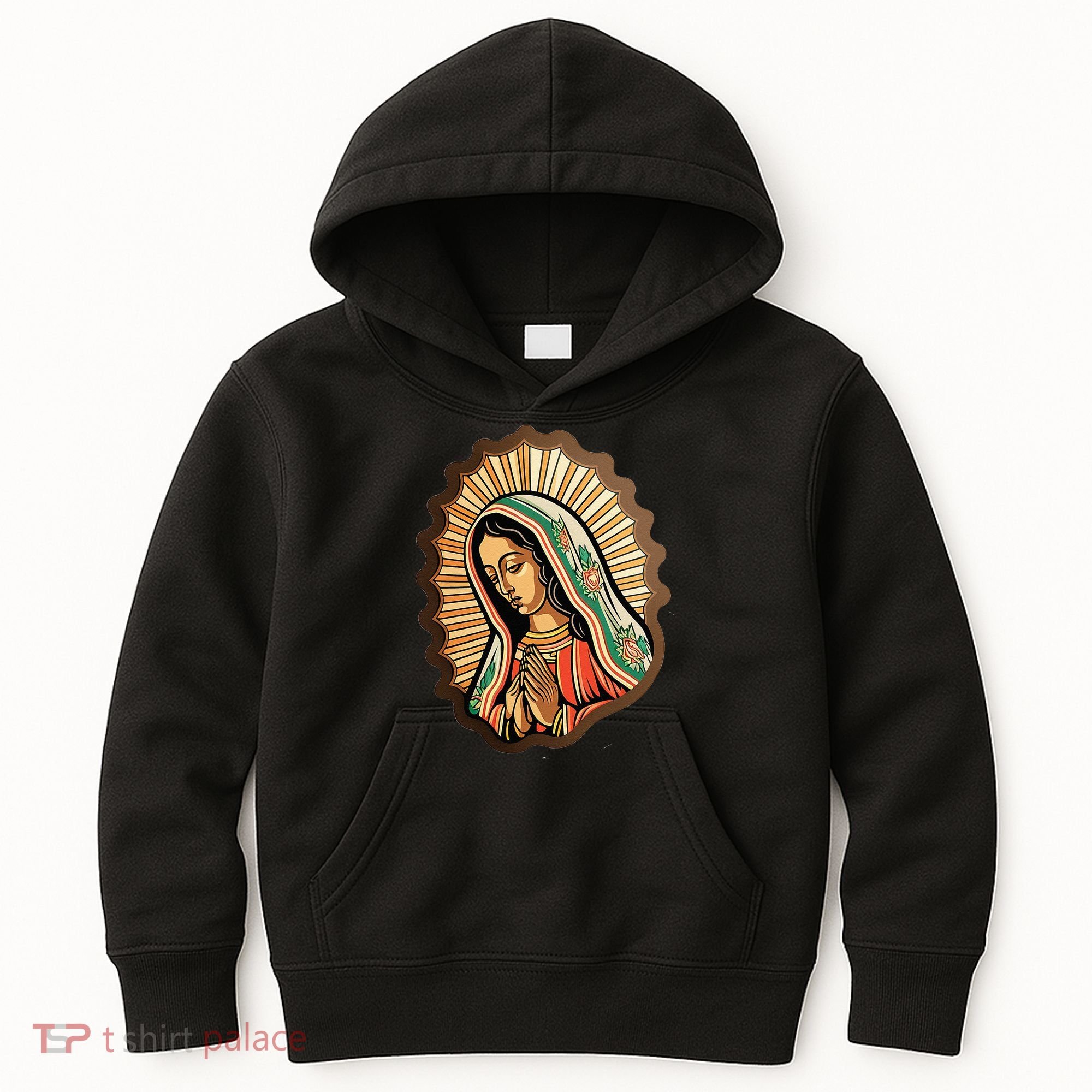 Our Lady Virgen De Guadalupe Mexico Religious Kids Hoodie