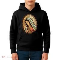Our Lady Virgen De Guadalupe Mexico Religious Kids Hoodie thumb 4
