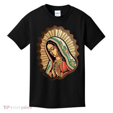 Our Lady Virgen De Guadalupe Mexico Religious Kids T-Shirt