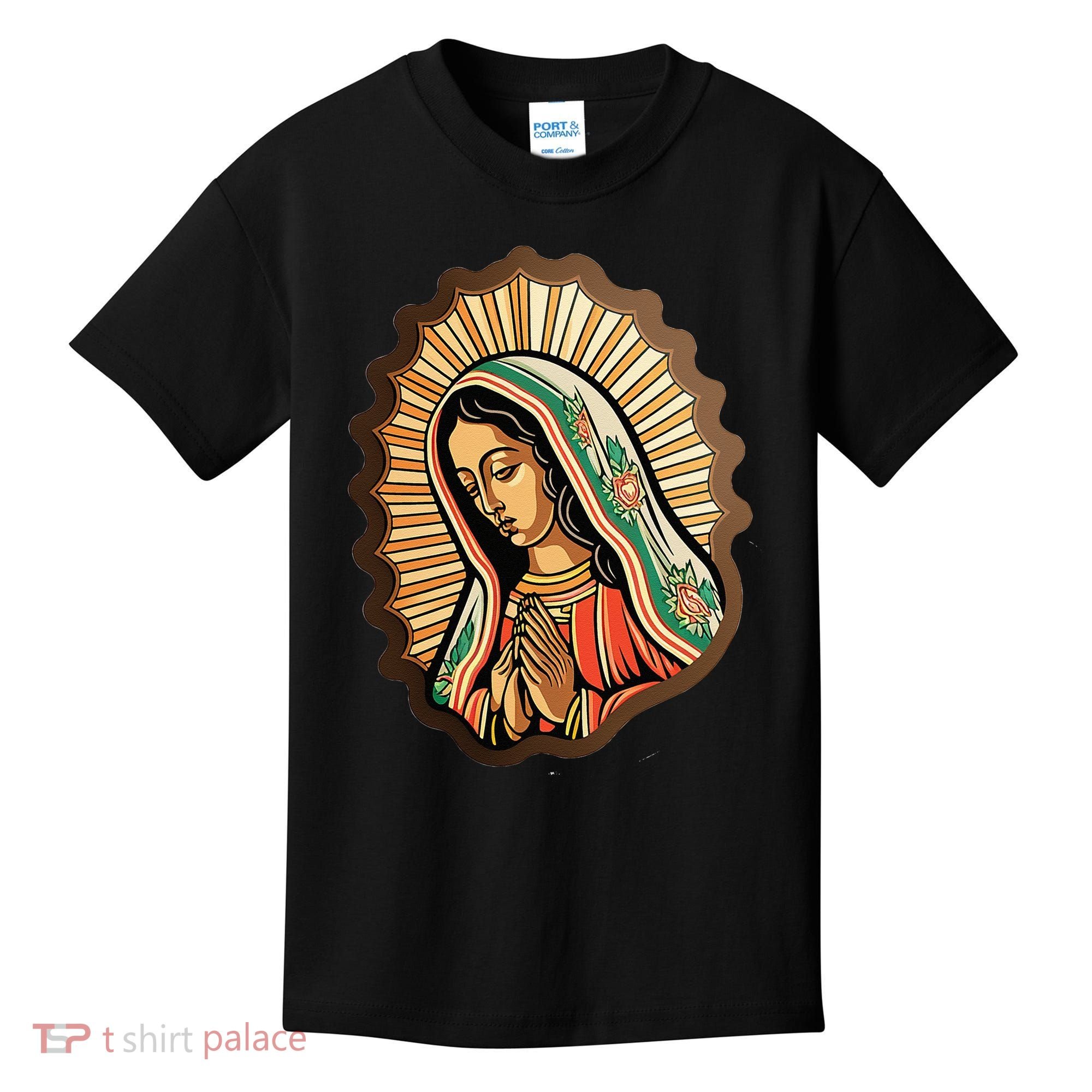 Our Lady Virgen De Guadalupe Mexico Religious Kids T-Shirt