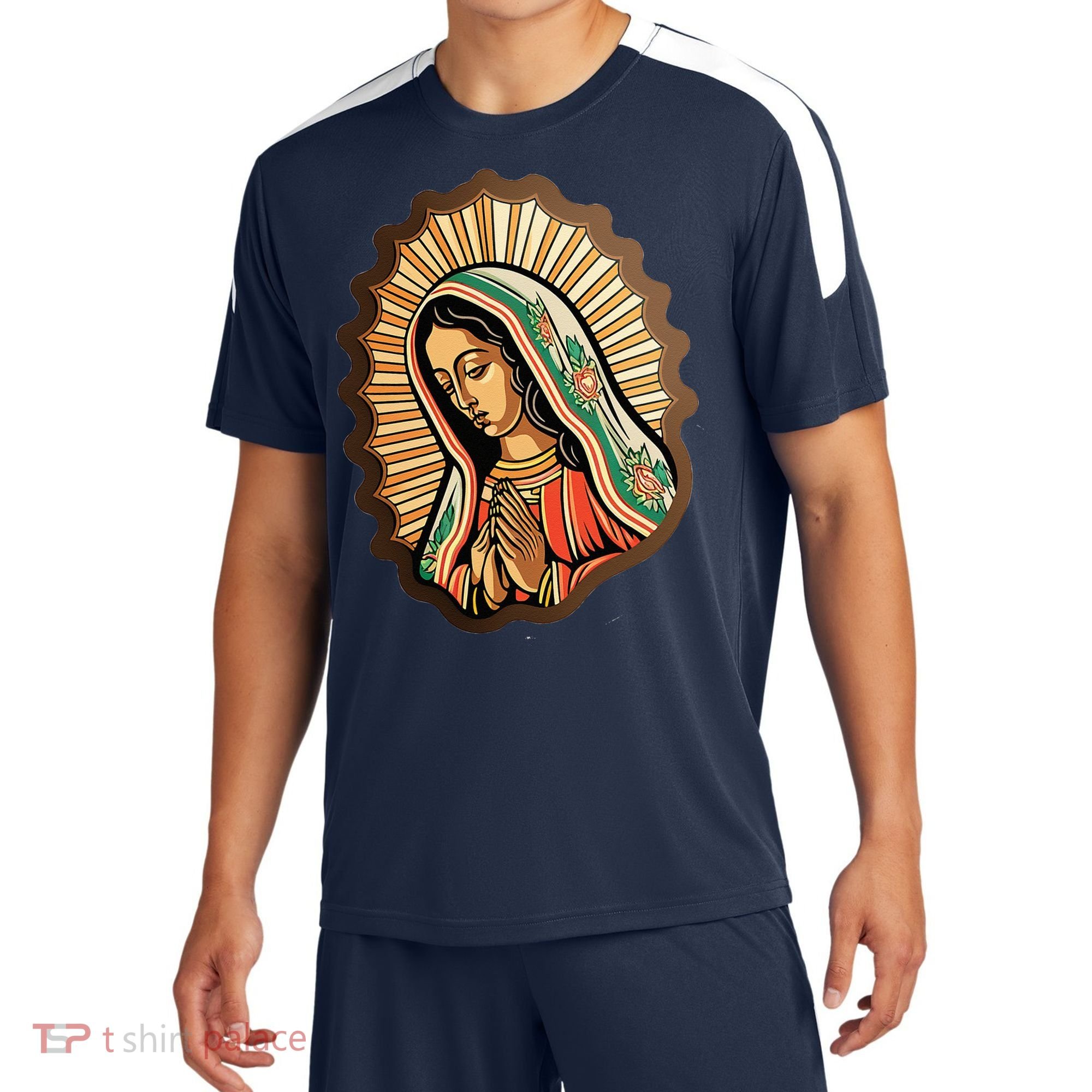 Our Lady Virgen De Guadalupe Mexico Religious Sport-Tek Competitor United Soccer Jersey