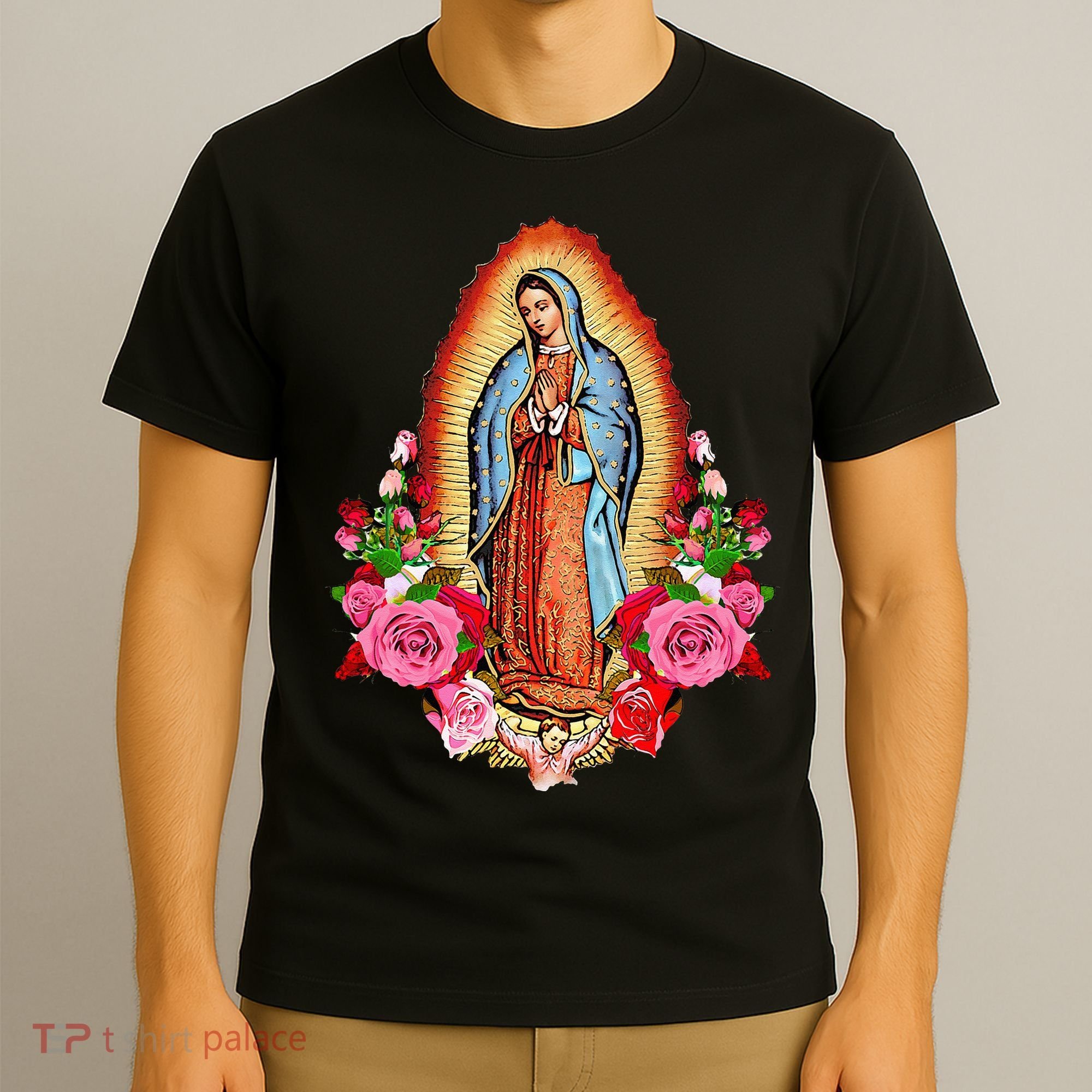 Our Lady Virgen De Guadalupe Virgin Mary Gracias Madre Mía T-Shirt