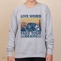 Opossum Live Weird Fake Your Death Women's Sweatshirt thumb 0