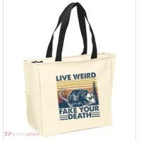 Opossum Live Weird Fake Your Death Tote Bag thumb 2