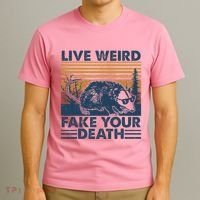 Opossum Live Weird Fake Your Death T-Shirt thumb 3