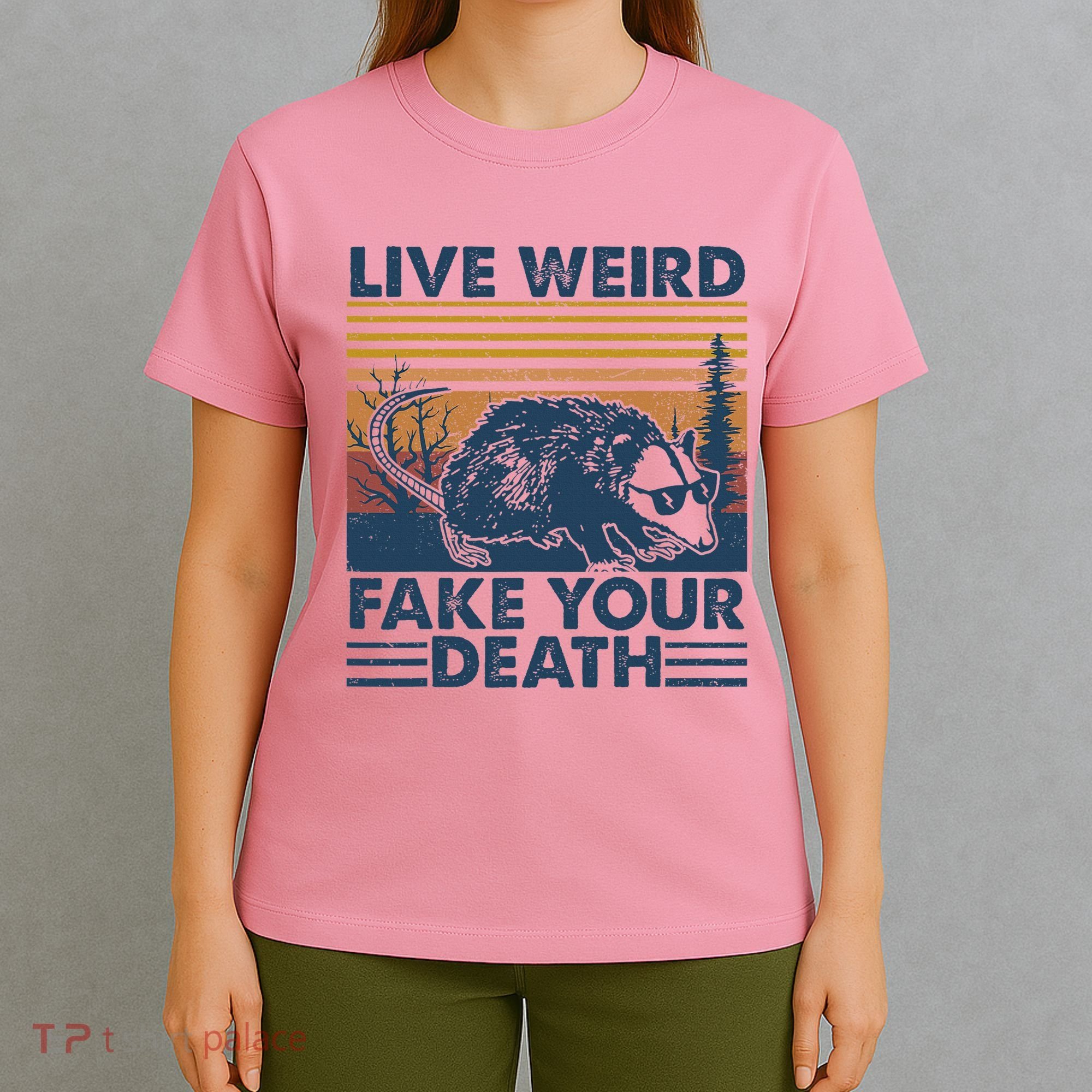 Opossum Live Weird Fake Your Death T-Shirt