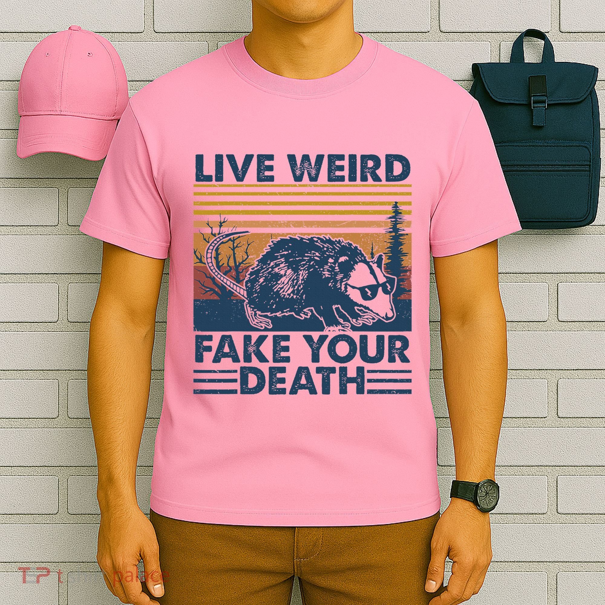 Opossum Live Weird Fake Your Death T-Shirt