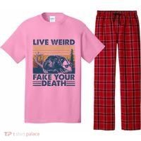 Opossum Live Weird Fake Your Death Pajama Set thumb 0