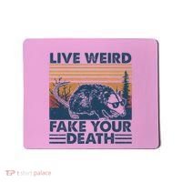 Opossum Live Weird Fake Your Death Mousepad thumb 0