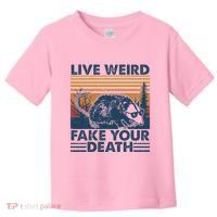 Opossum Live Weird Fake Your Death Toddler T-Shirt thumb 0