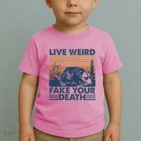 Opossum Live Weird Fake Your Death Toddler T-Shirt thumb 2