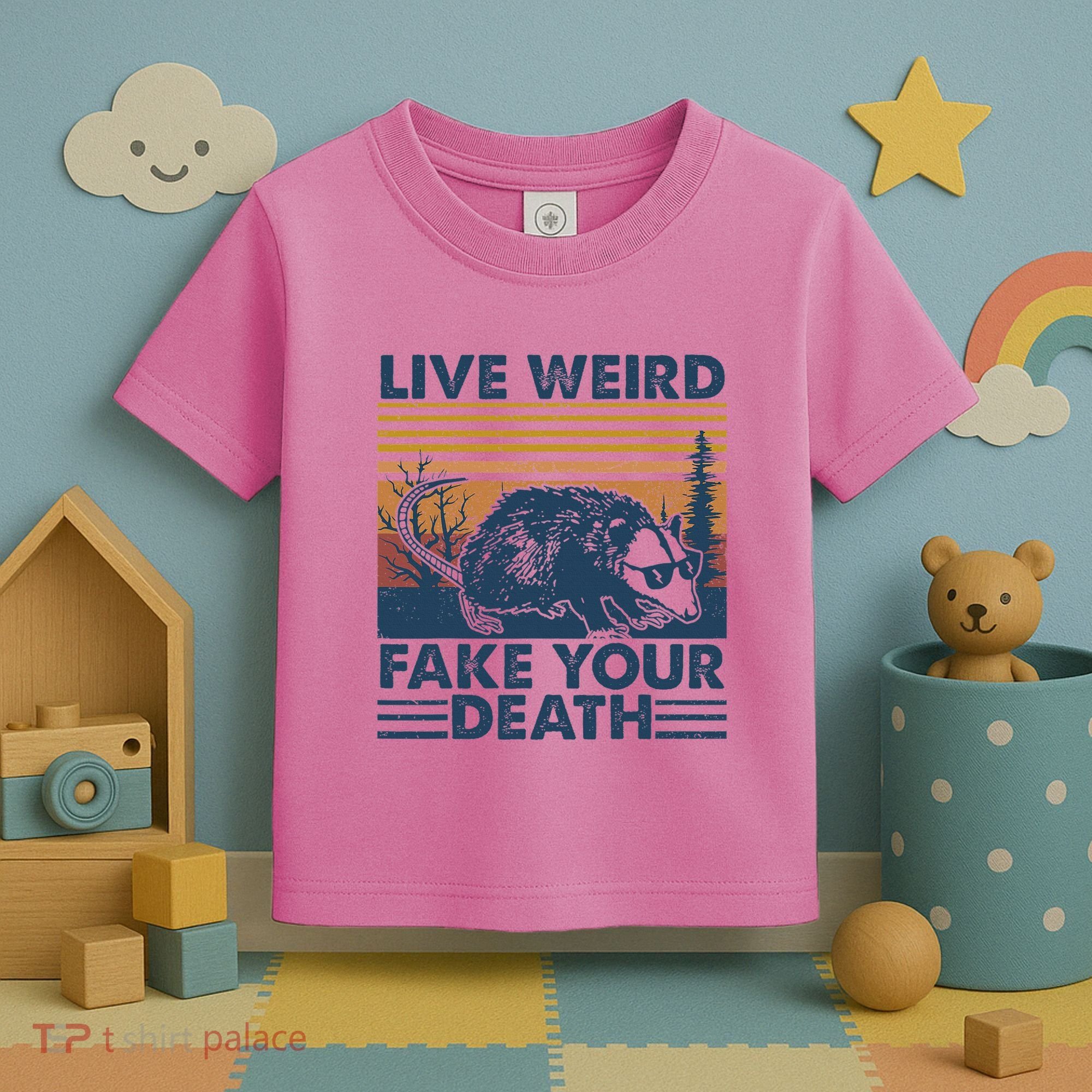 Opossum Live Weird Fake Your Death Toddler T-Shirt