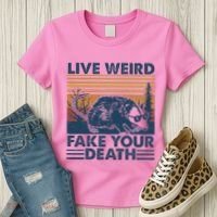 Opossum Live Weird Fake Your Death Women's T-Shirt thumb 3