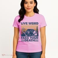 Opossum Live Weird Fake Your Death Women's T-Shirt thumb 4
