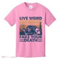 Opossum Live Weird Fake Your Death Kids T-Shirt thumb 0