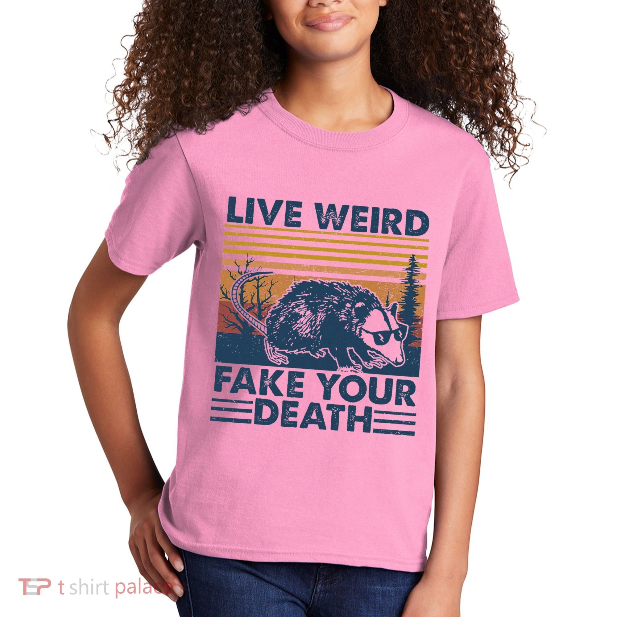Opossum Live Weird Fake Your Death Kids T-Shirt