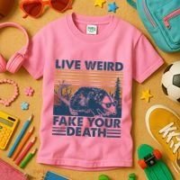 Opossum Live Weird Fake Your Death Kids T-Shirt thumb 3