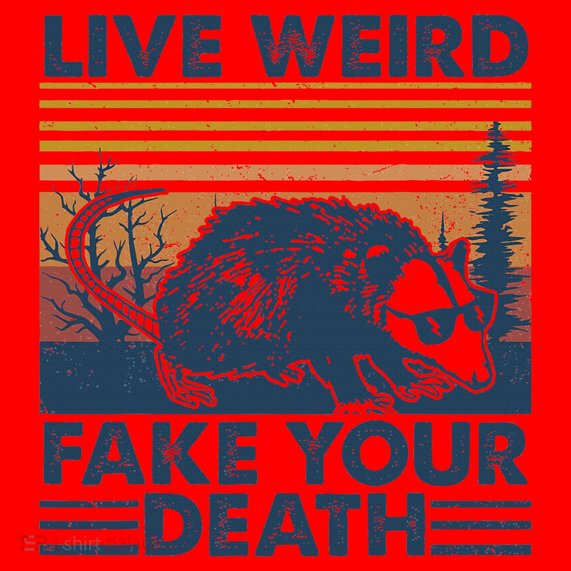 Opossum Live Weird Fake Your Death Santa Hat