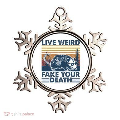 Opossum Live Weird Fake Your Death Ornament