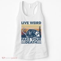Opossum Live Weird Fake Your Death Women's Tank Top thumb 0