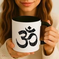 OM AUM Buddhist Zen YOGA Hindu India Coffee Mug thumb 3